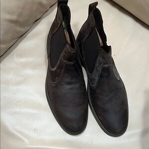 Men's Brown Leather Chelsea Boots. Size 10-10.5/44 EU